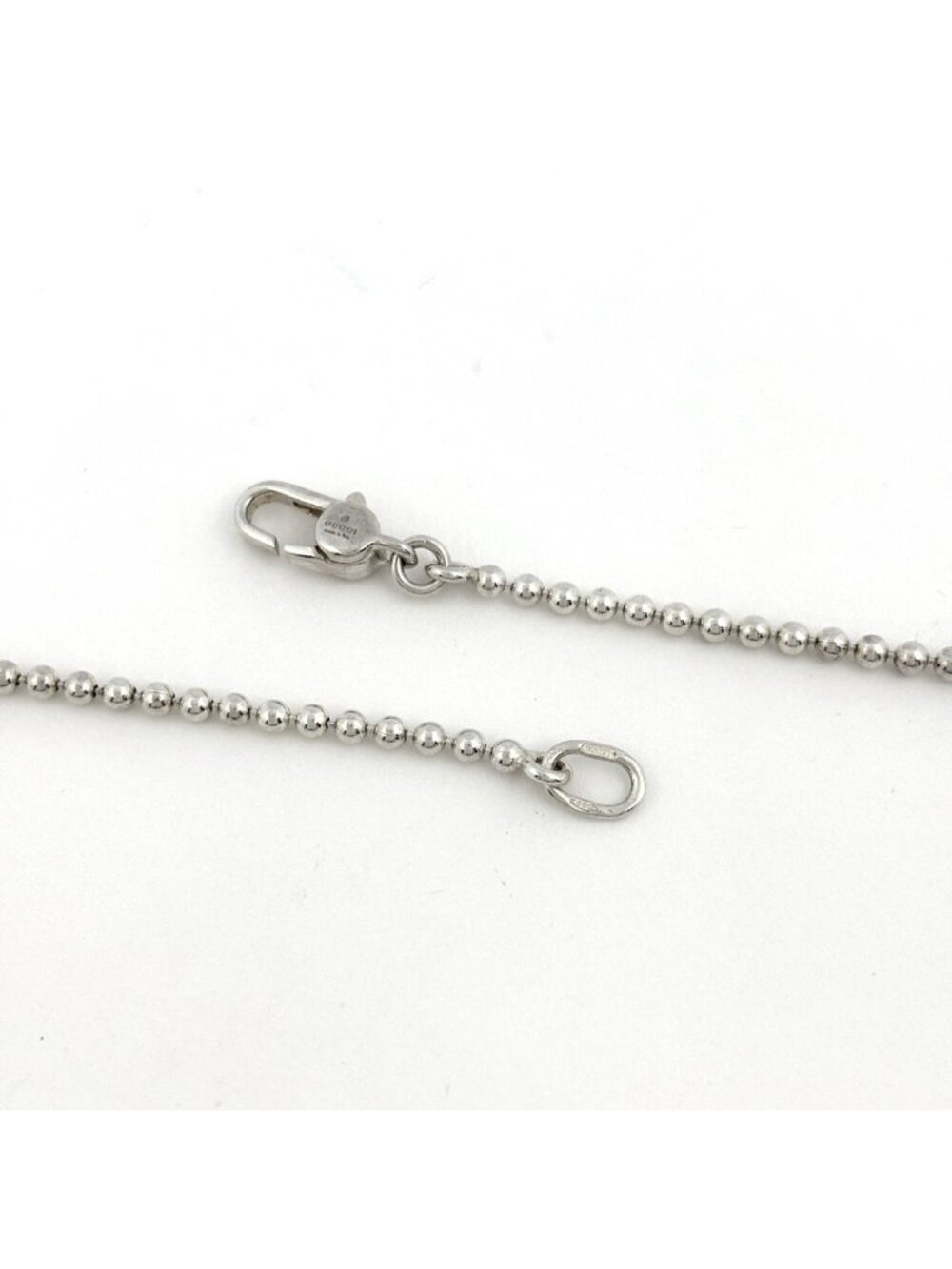 Gucci Star of David Plate Necklace 925 Sterling Silver - Picture 3 of 5